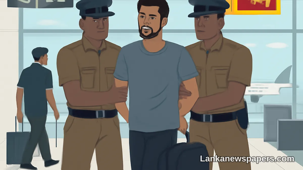 Son of Controversial Businessman Muzammil Apprehended at Bandaranaike International Airport