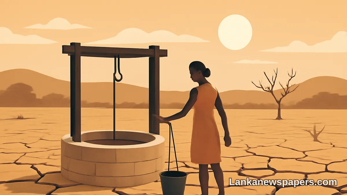 එල් නිඤ්ඤෝ නියඟය ශ්‍රී ලංකාව締め付කරද්දී ළිං වියළී යති, ජීවනෝපාය අඩපණ වෙති