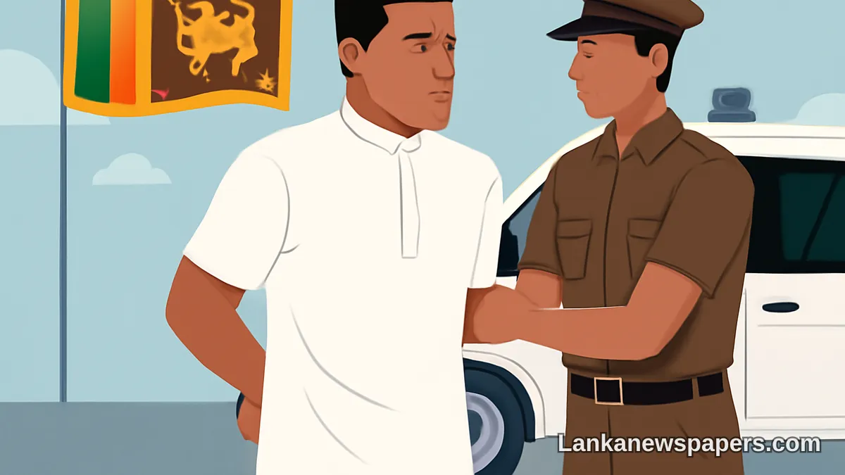 Son of Former Sri Lankan President Arrested Over Corruption Allegations