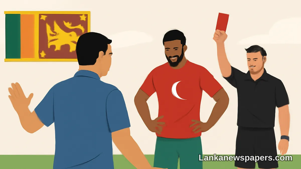 Sri Lankan Coach Dismissed After Misconduct Incident Involving Maldives Team