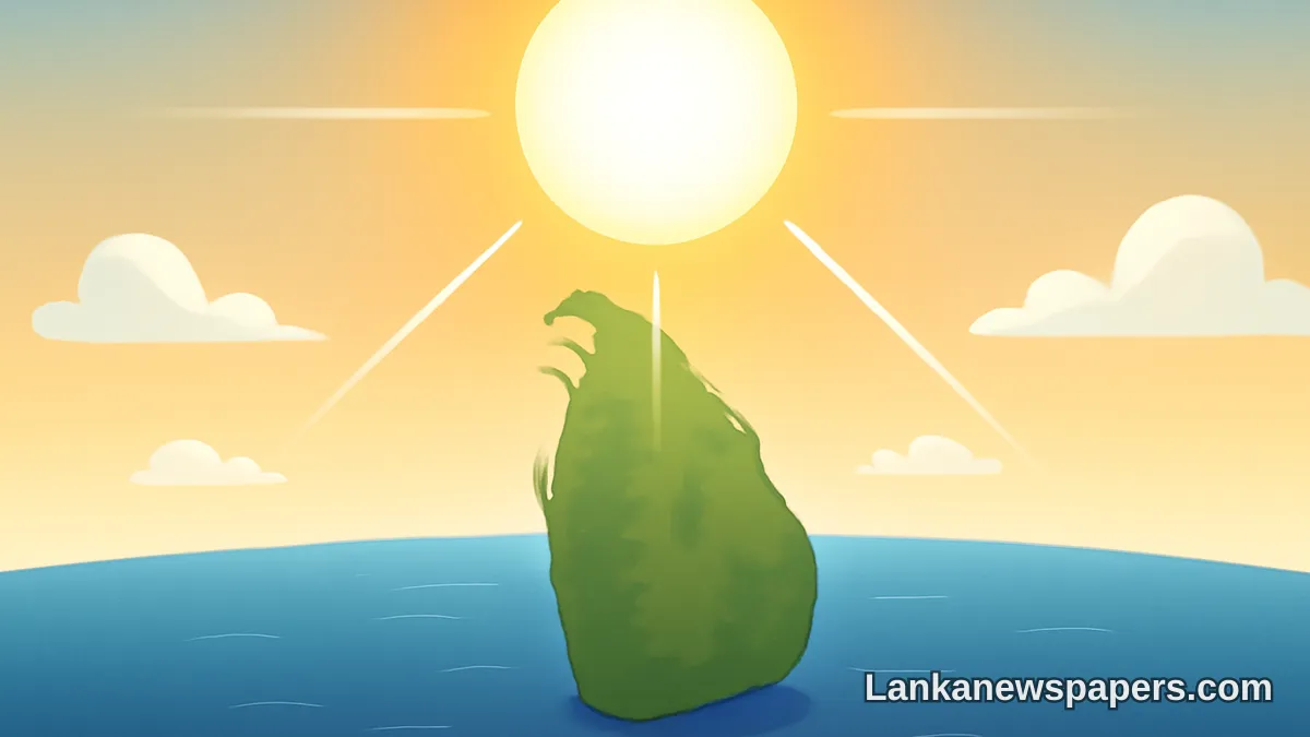 Sun Passes Directly Overhead Several Sri Lankan Locations Today at Noon