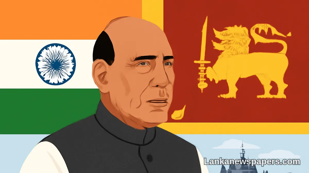 India's Defence Minister Rajnath Singh Set for Historic Sri Lanka Visit — First in Nearly 40 Years