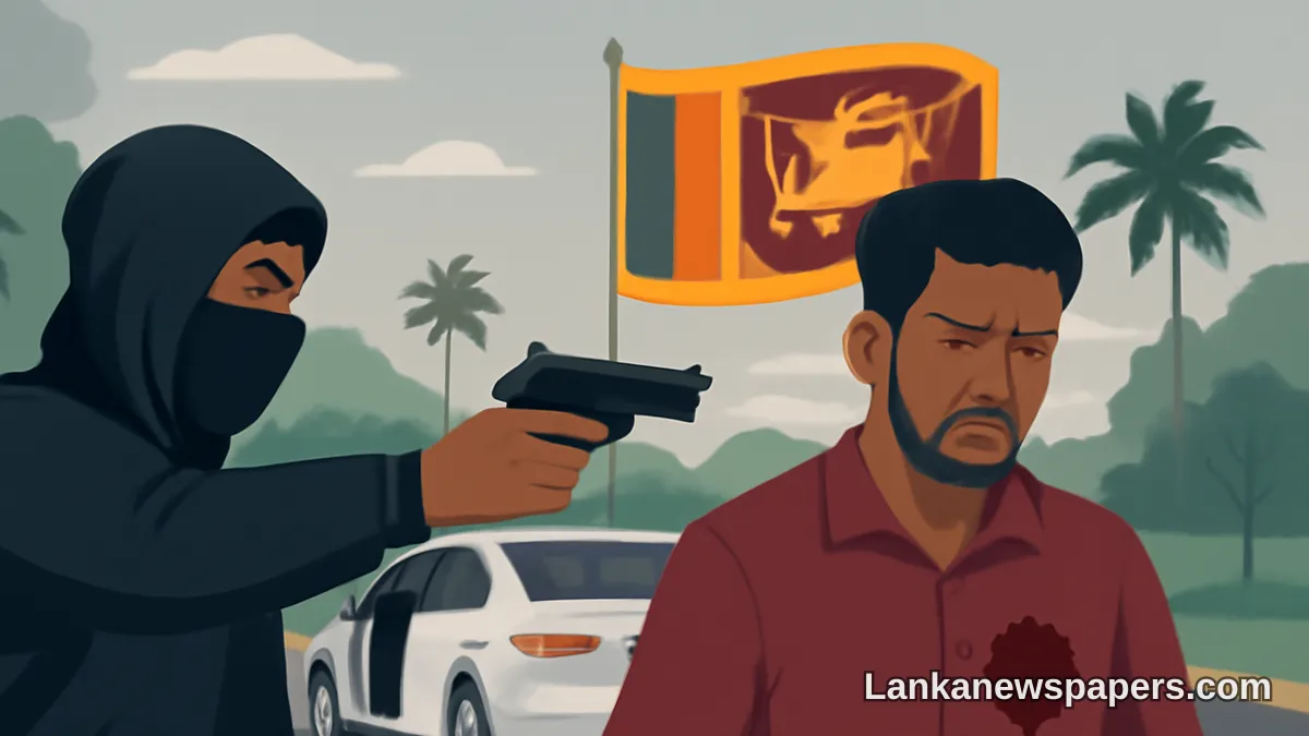 සිරගත කොස්ගොඩ තාරක ගේ නෑදෑයකු ඉලක්ක කරගත් සන්නද්ධ ප්රහාරයක්
