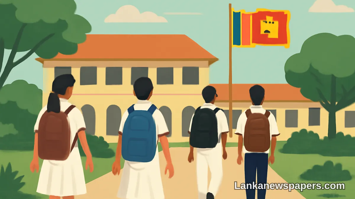 Sri Lankan Schools Resume Classes Monday as Third Term's Second Phase Gets Underway