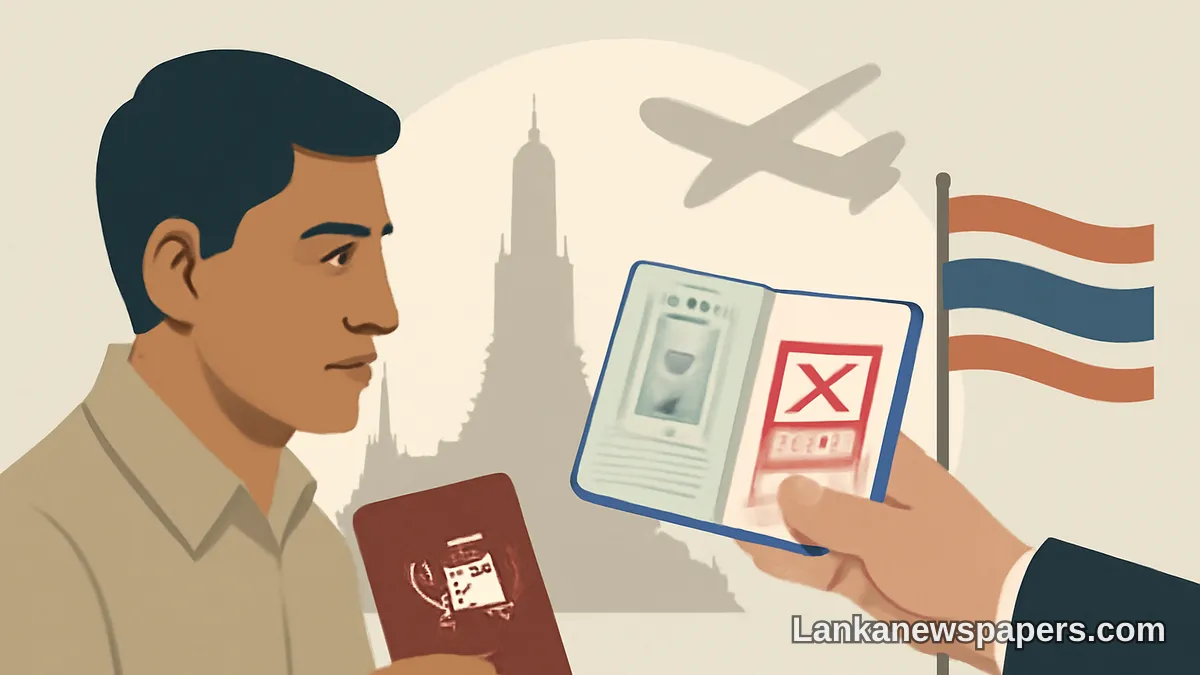 Thailand Scraps Visa-Free Access for Sri Lankan Passport Holders