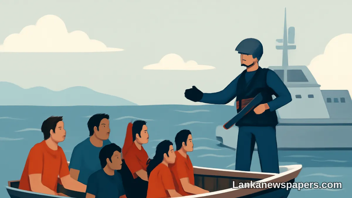 අනවසරයෙන් ඉන්දියාවට ඇතුළු වීමට ගිය ශ්රී ලාංකිකයන් දහතින් දෙනෙකු අත්අඩංගුවට