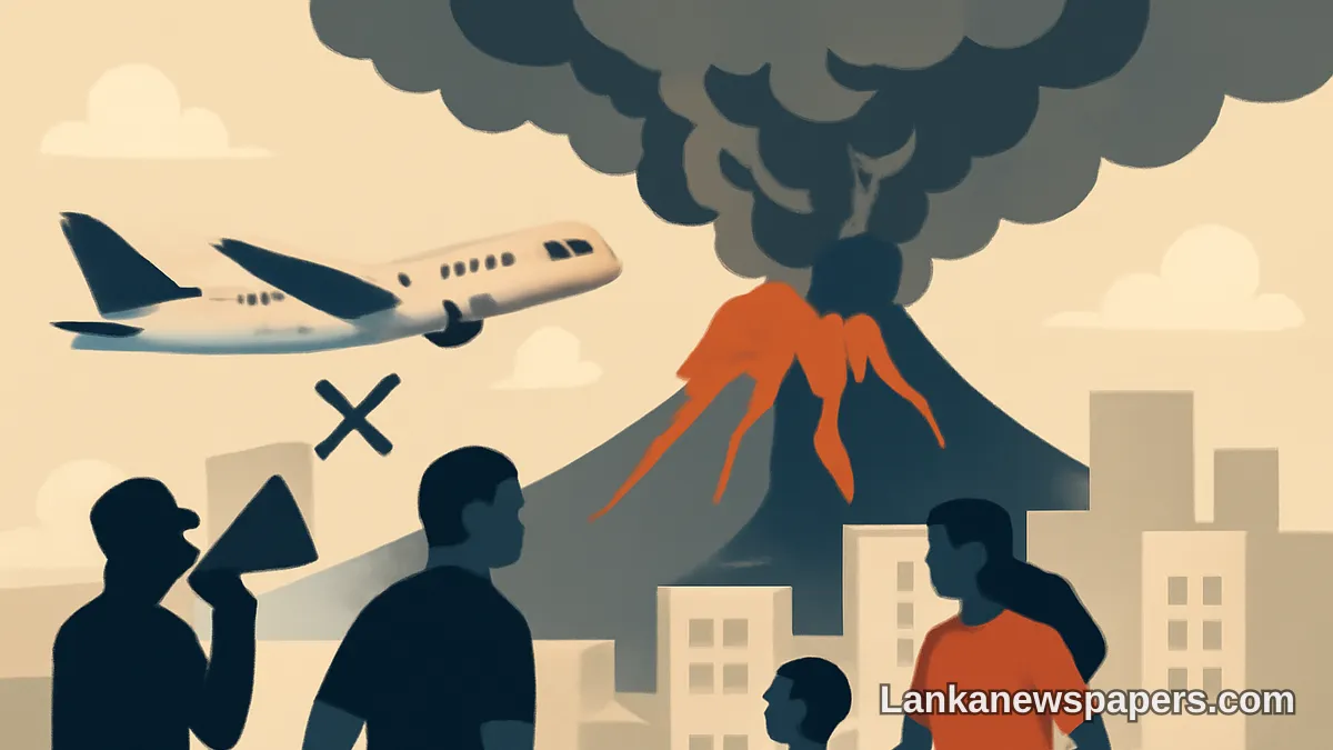 ඉන්දුනීසියාවේ געයුම් කඳු පුපුරා යාමෙන් ජනතාව 270,000ක් සිරවෙයි — ගුවන් ගමන් අවලංගු කර ඉවත් කිරීම් නියෝග කෙරේ