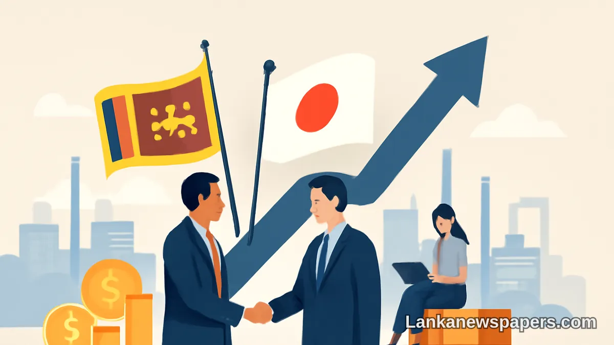 ශ්‍රී ලංකාව සහ ජපානය ආයෝජන පරිසරය ශක්තිමත් කිරීමට සහ අපනයන කාර්මික කොරිඩෝවක් ගොඩනැගීමට එක්වෙයි