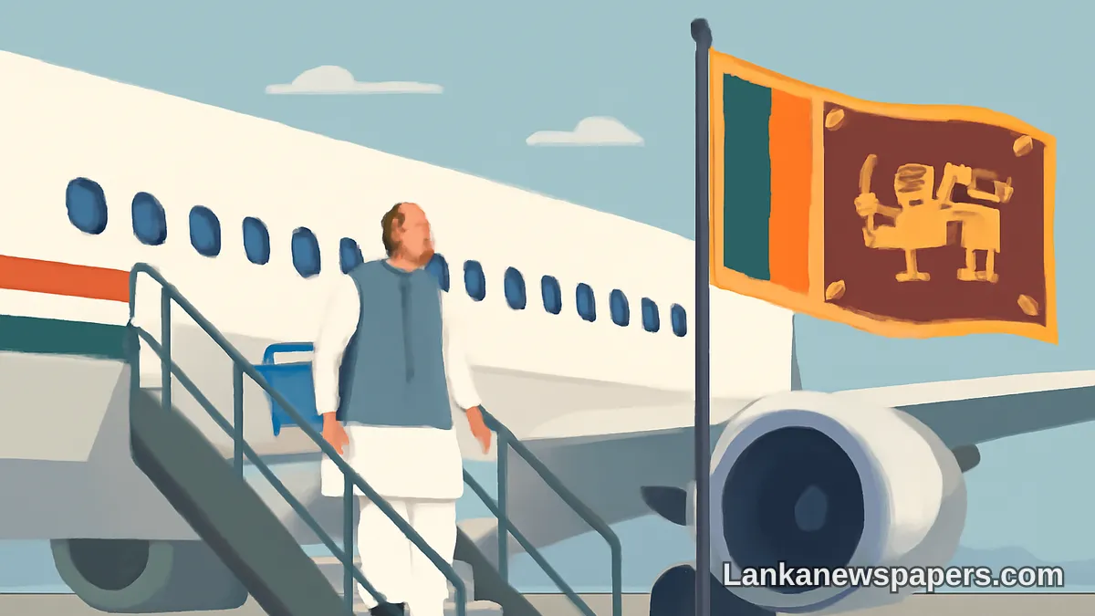 ඉන්දීය ආරක්ෂක අමාත්‍ය රාජ්නාත් සිං උසස් මට්ටමේ සාකච්ඡා සඳහා ශ්‍රී ලංකාවට පැමිණේ
