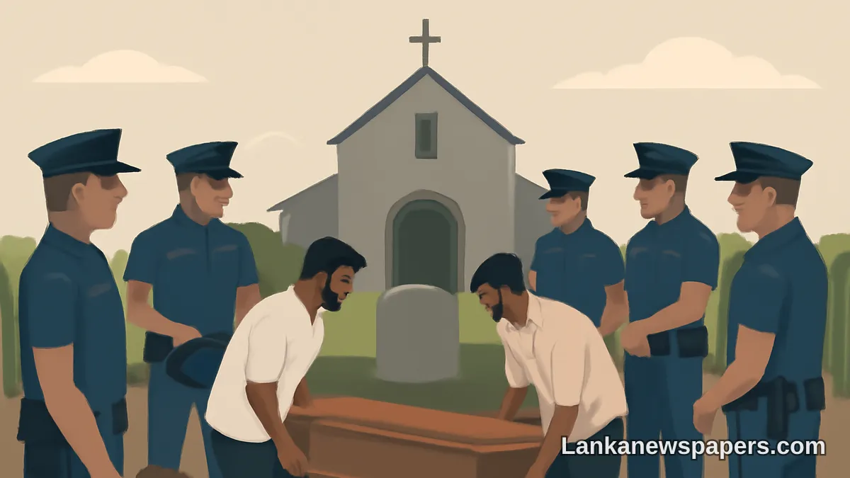Indian National Killed in Sri Lanka Prison Riot Laid to Rest Under Heavy Police Guard