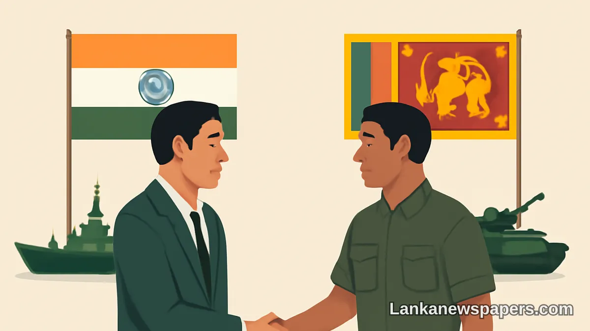 ඉන්දියාව සහ ශ්රී ලංකාව නව ආරක්ෂක ගිවිසුම් මගින් ශක්තිමත් ආරක්ෂක සබඳතා ගොඩනඟයි