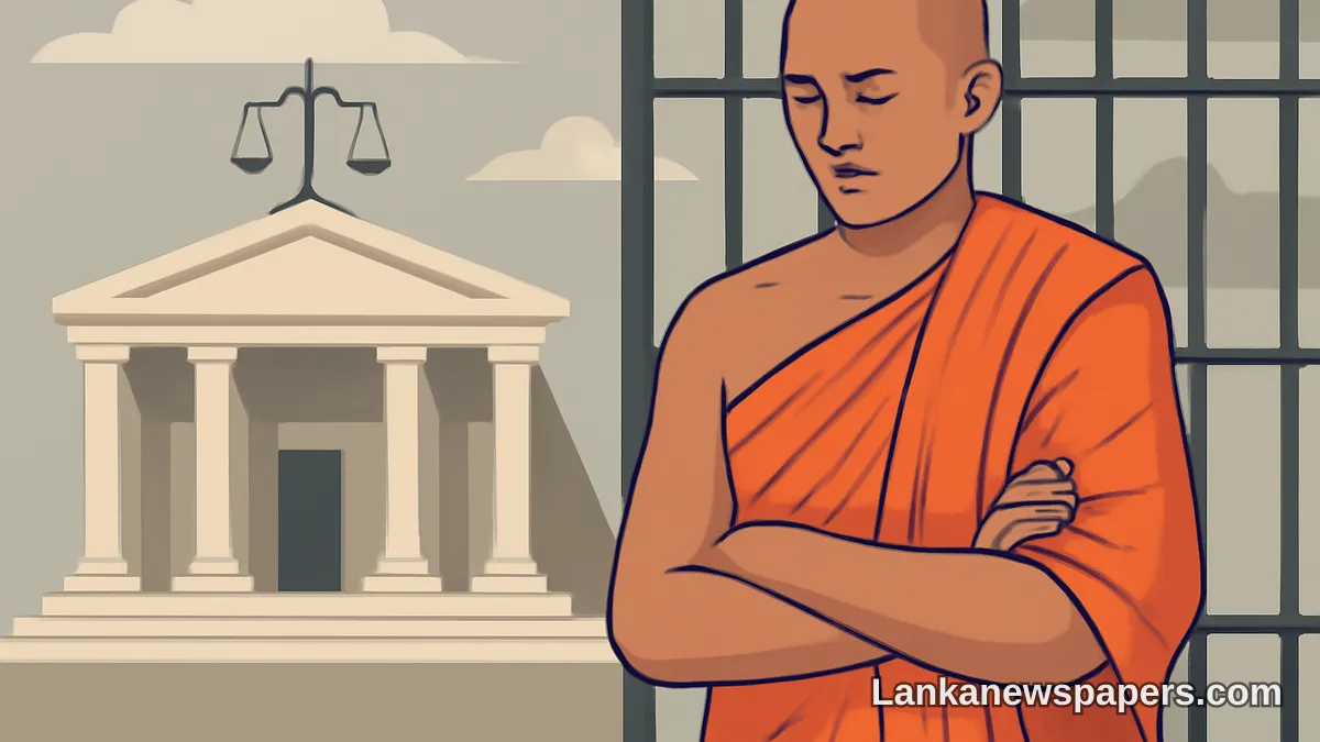 ශ්‍රී ලංකා අධිකරණය ජනාධිපති සමාව අවලංගු කරයි — සිරගත වූ හිමිනමට නැවත සිරගෙට යාමට නියෝගයක්
