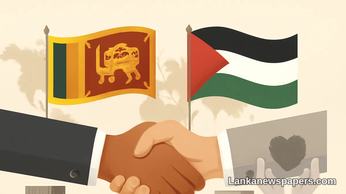 Sri Lanka and Palestine Forge Closer Bonds Through Diplomacy, Trade and Humanitarian Cooperation
