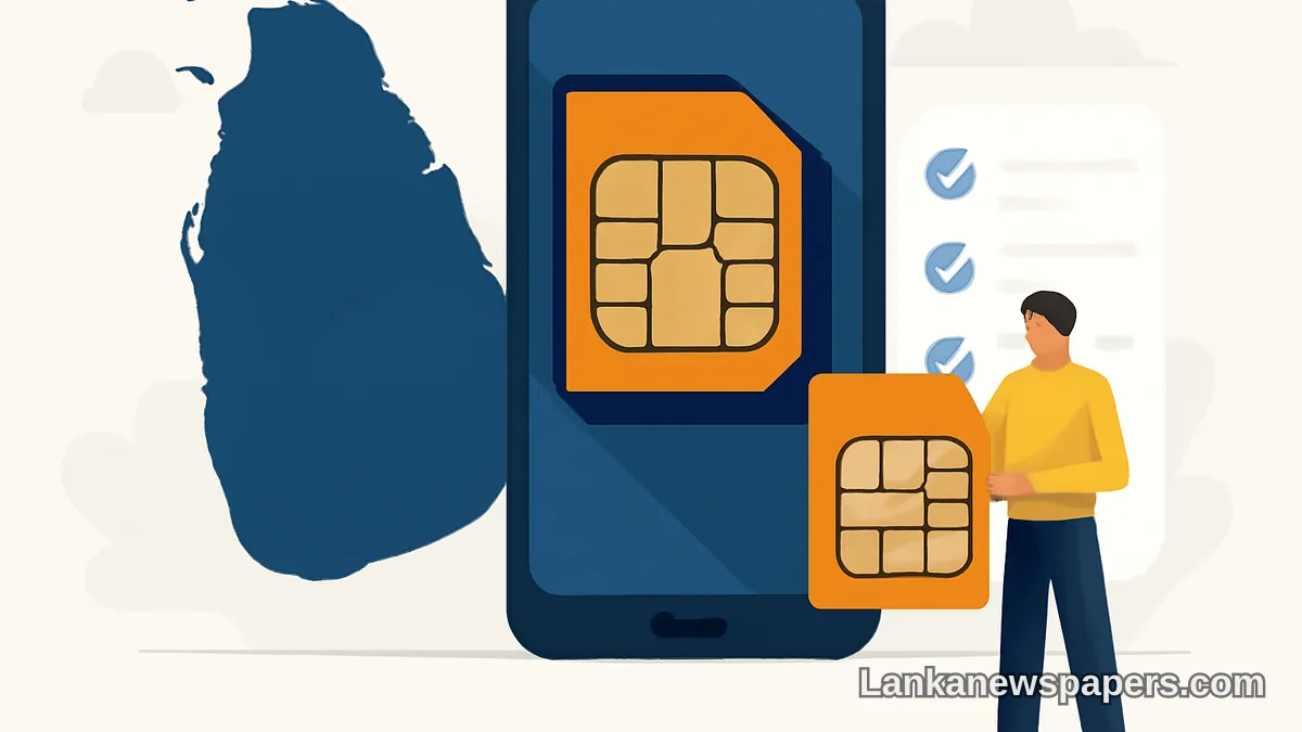 Sri Lanka to Overhaul SIM Card Registration Rules in Major Policy Shift