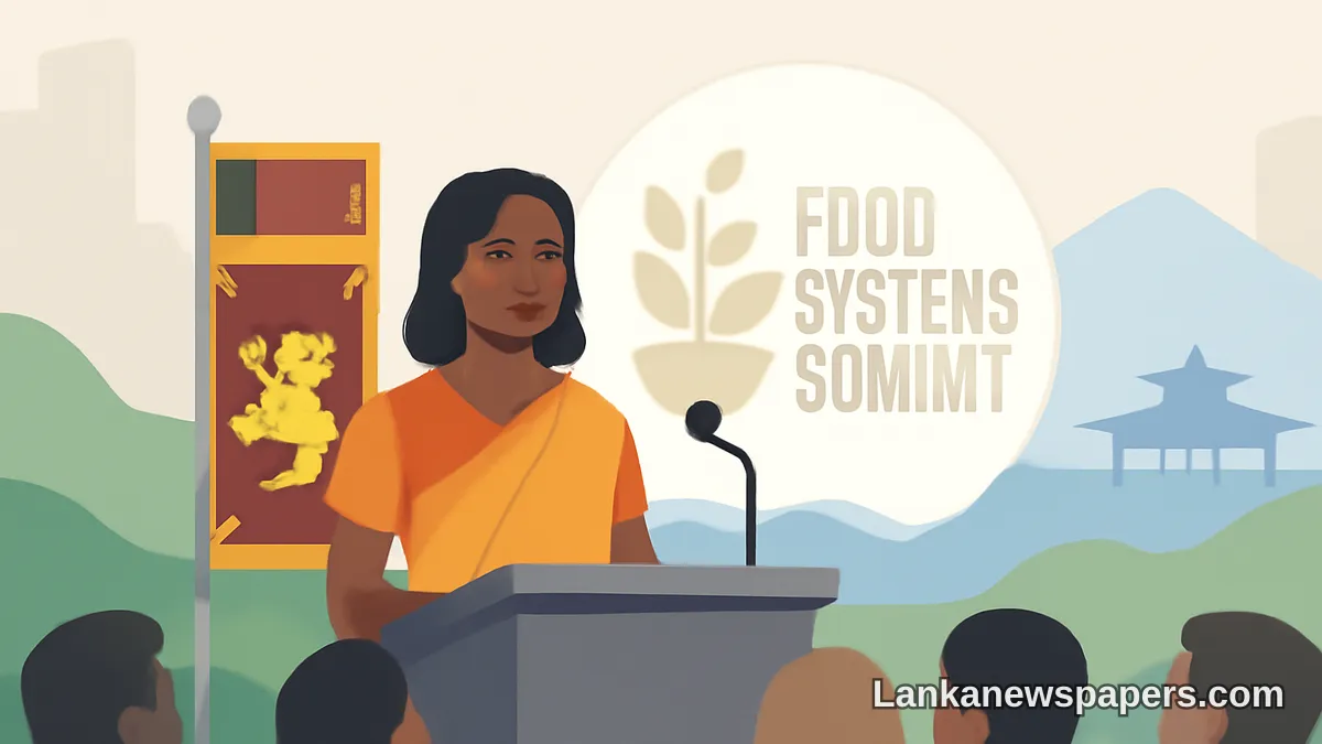 PM Harini Amarasuriya Represents Sri Lanka at Historic Food Systems Summit in Bhutan