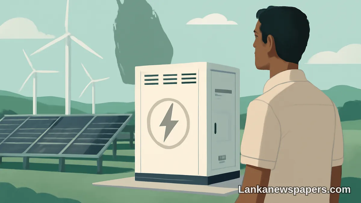 Sri Lanka Enters New Energy Era as First Battery Storage System Goes Online