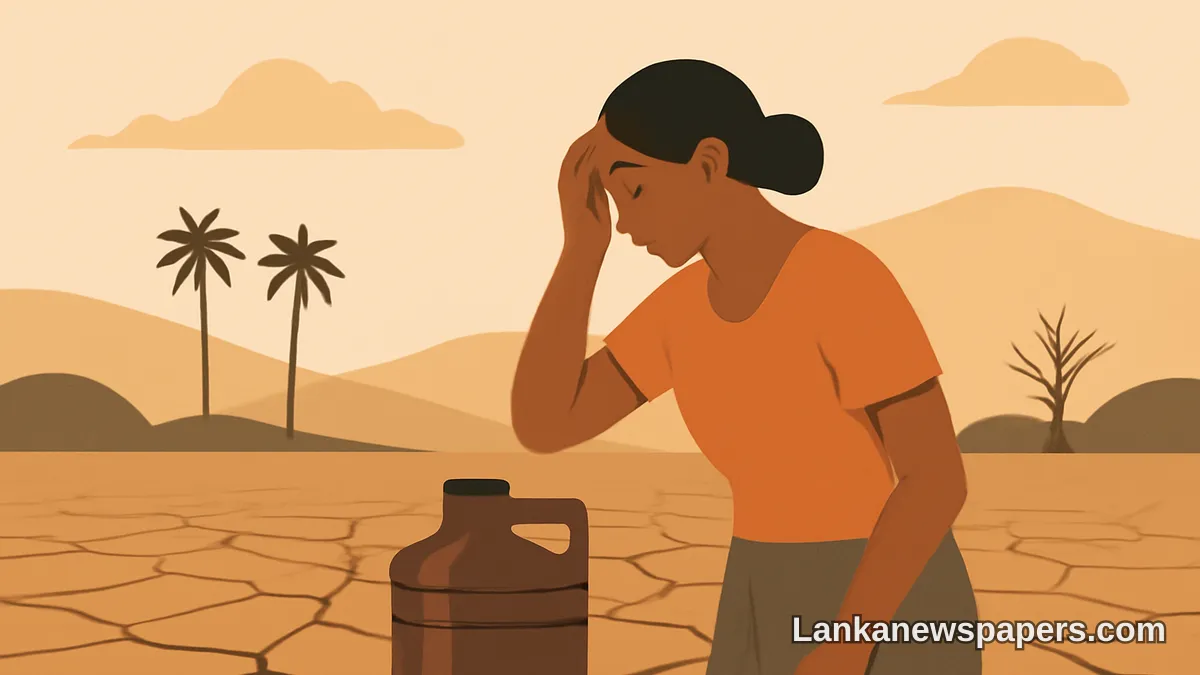 වියළි කාලගුණය ලක්ෂ 1.61කට අධික ශ්‍රී ලාංකිකයන් දැඩි අර්බුදයකට හෙලයි — නියඟ තත්ත්වය උග්‍ර වෙයි