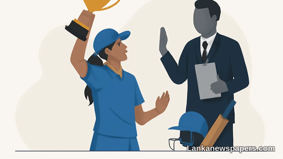කාන්තා ආසියා කප් 2026 ජයග්රහණයෙන් පසු ඉන්දීය වේගබෝලකරුවියට දඩයක්