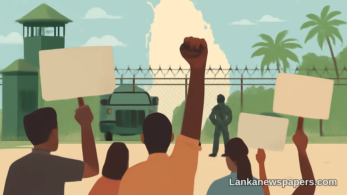 Point Pedro Residents Stage Protest Demanding Removal of Military Camps from Northern Sri Lanka