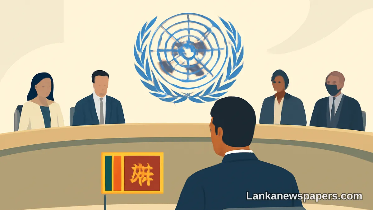 එක්සත් ජාතීන්ගේ මානව හිමිකම් කවුන්සිලයේදී ශ්‍රී ලංකාව ස්වෛරීත්වය තහවුරු කරයි: 'සංවර්ධනය පිනිස ලැබෙන සහාය භාරදාන නොවේ