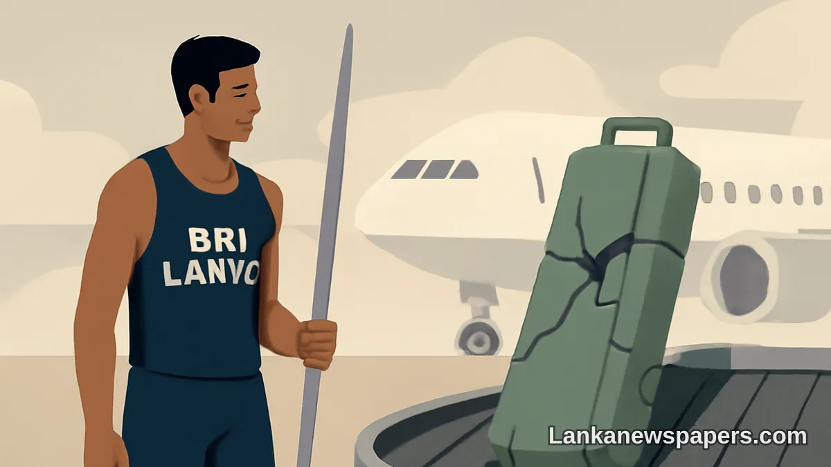 Sri Lankan Javelin Star Rumesh Tharanga's Equipment Damaged in Return Flight