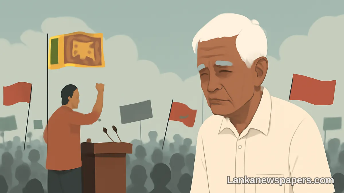 Gotabaya Rajapaksa's Frail Appearance at Political Rally Sparks Public Concern