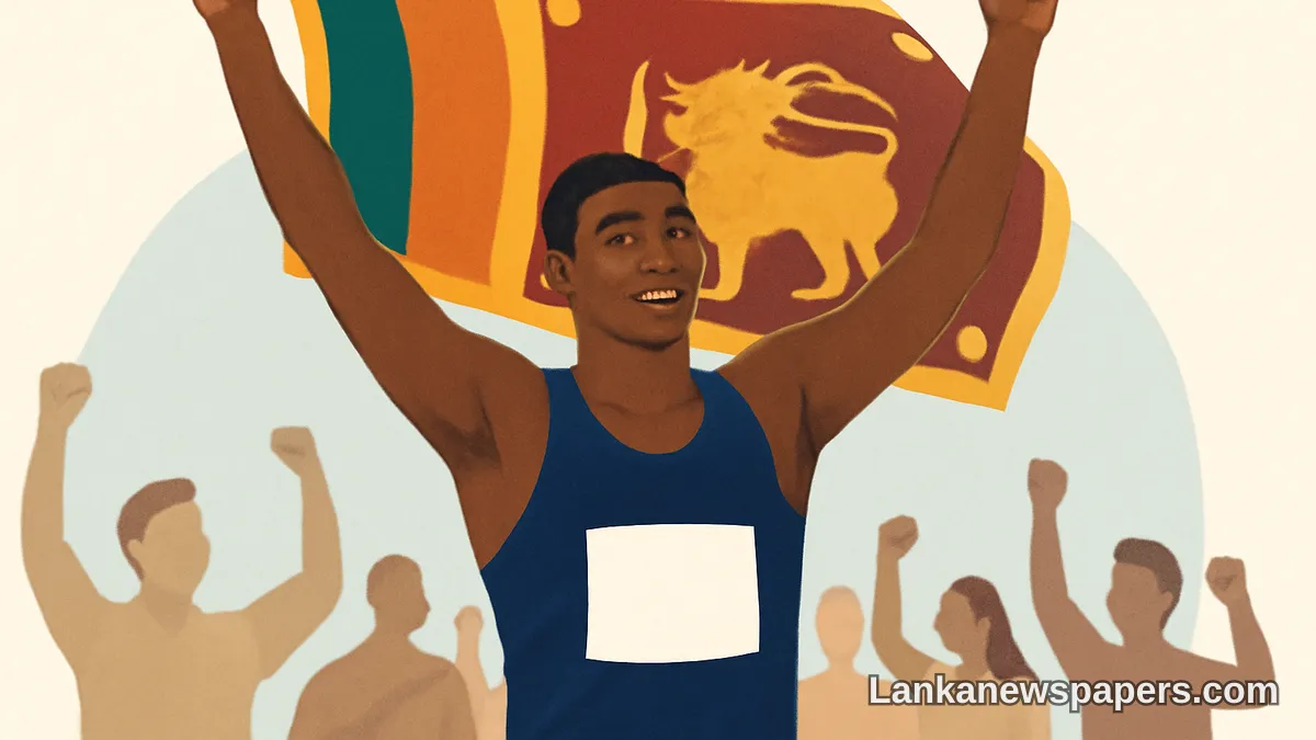 Nation Rallies Behind Sri Lanka's First Track and Field Millionaire Athlete