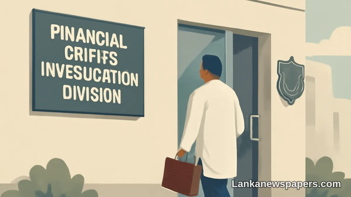 හිටපු දේශපාලනඥයා 'තිස්ස කුට්ටි' FCID හි ප්‍රශ්න කිරීම් සඳහා පෙනී සිටී