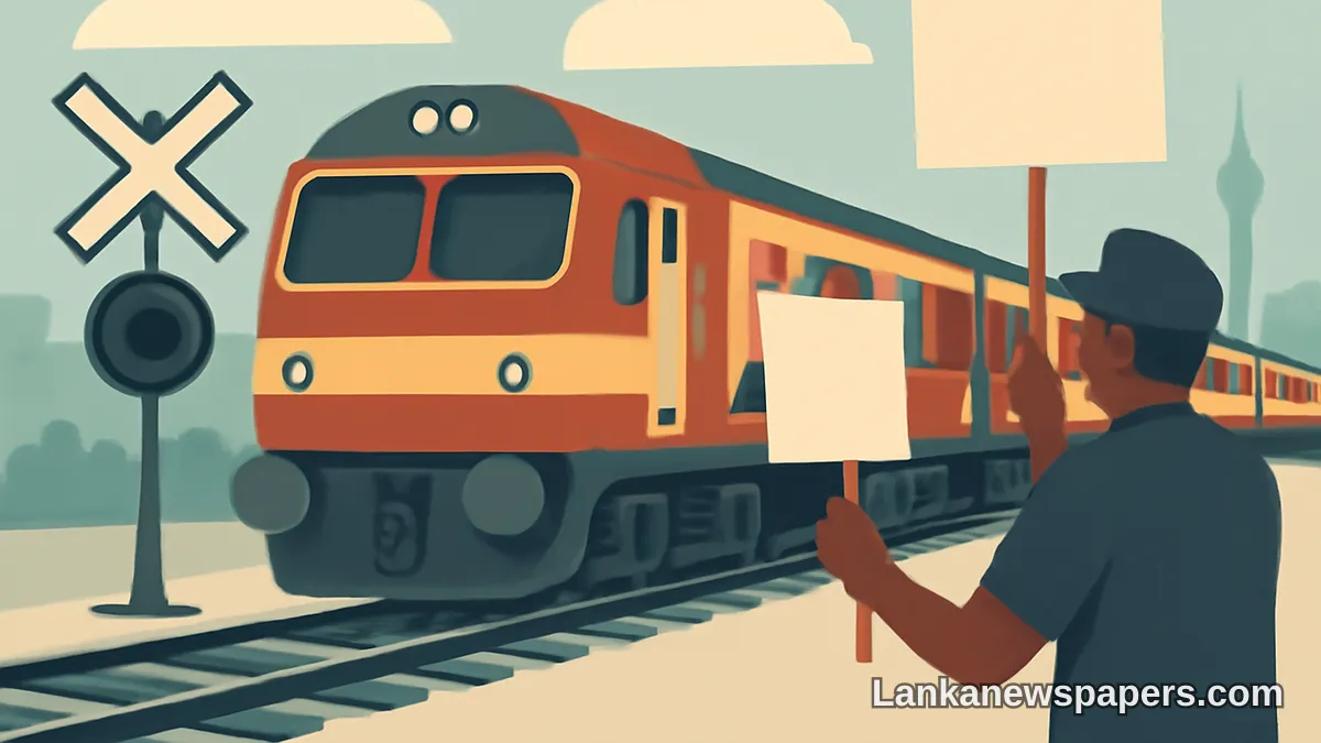 රේල්වේ කම්කරුවන් වර්ජනයකට සූදානම් වන අතර රාත්රී දුම්රිය සේවා හයක් අවලංගු කෙරේ