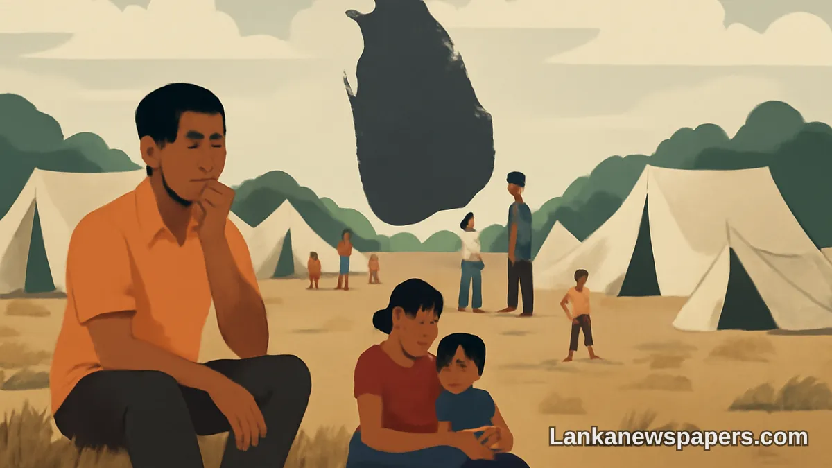 අතහැර දමා අමතකව ගිය: දූපතේ ගංවතුරෙන් පසු දින 27ක් මිනිස් වාසයකට නුසුදුසු ඉඩමක කොටුවී සිටින පවුල් 17ක්