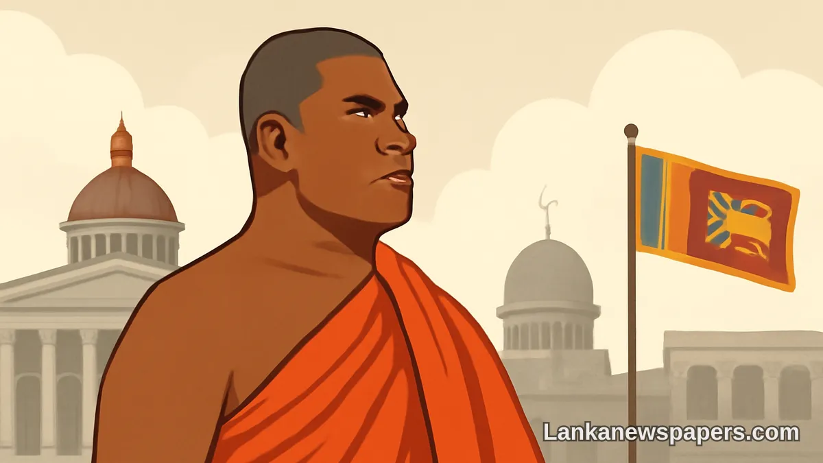 ඉස්ලාම් අපහාස නඩුව කොළඹ මහාධිකරණයේ විභාගයට ගනිද්දී ගනාසාර හිමි පලා නොයන බව ප්‍රකාශ කරයි