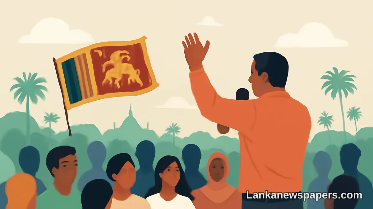 Dissanayake Hits the Campaign Trail Again as Public Support Shows Signs of Slipping