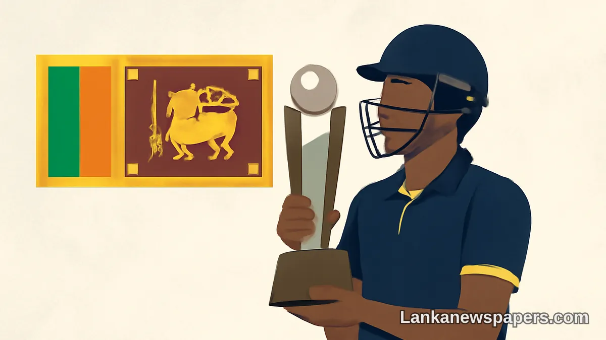 Sri Lanka's Sonal Dinusha Earns ICC Men's Player of the Month Honour for August