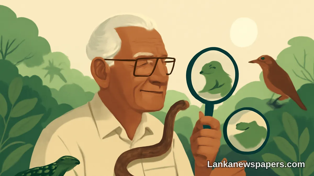 At 86, Sri Lanka's 'Father of Herpetology' Continues to Inspire a New Generation of Conservationists
