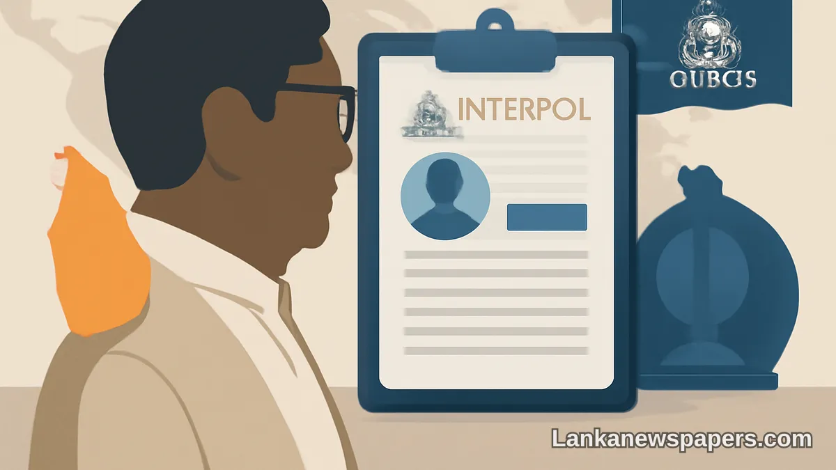 Sri Lanka Moves to Issue Interpol Blue Notice Against Former Minister Basil Rajapaksa