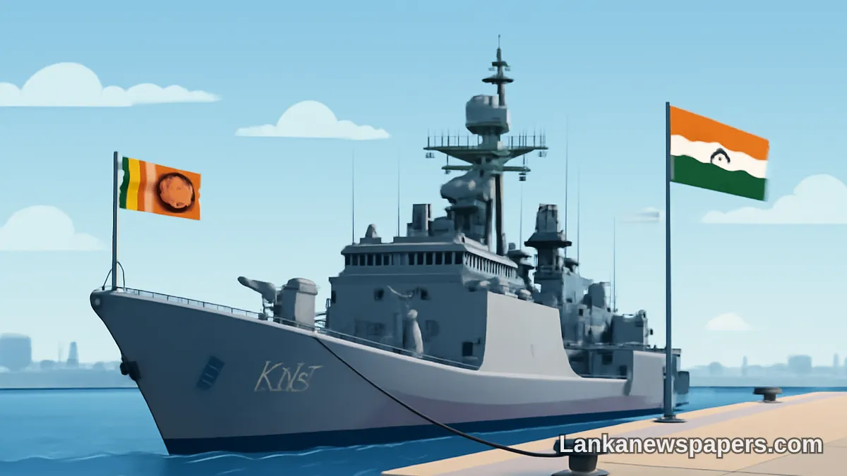 Sri Lanka Navy Warship SLNS Sindurala Docks in India for Bilateral Naval Exercise SLINEX 2026