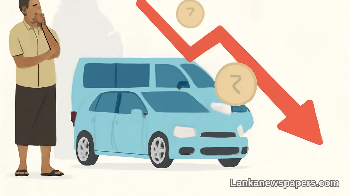 Vehicle Prices Fall by Up to Rs. 1 Million, Says Importers' Association