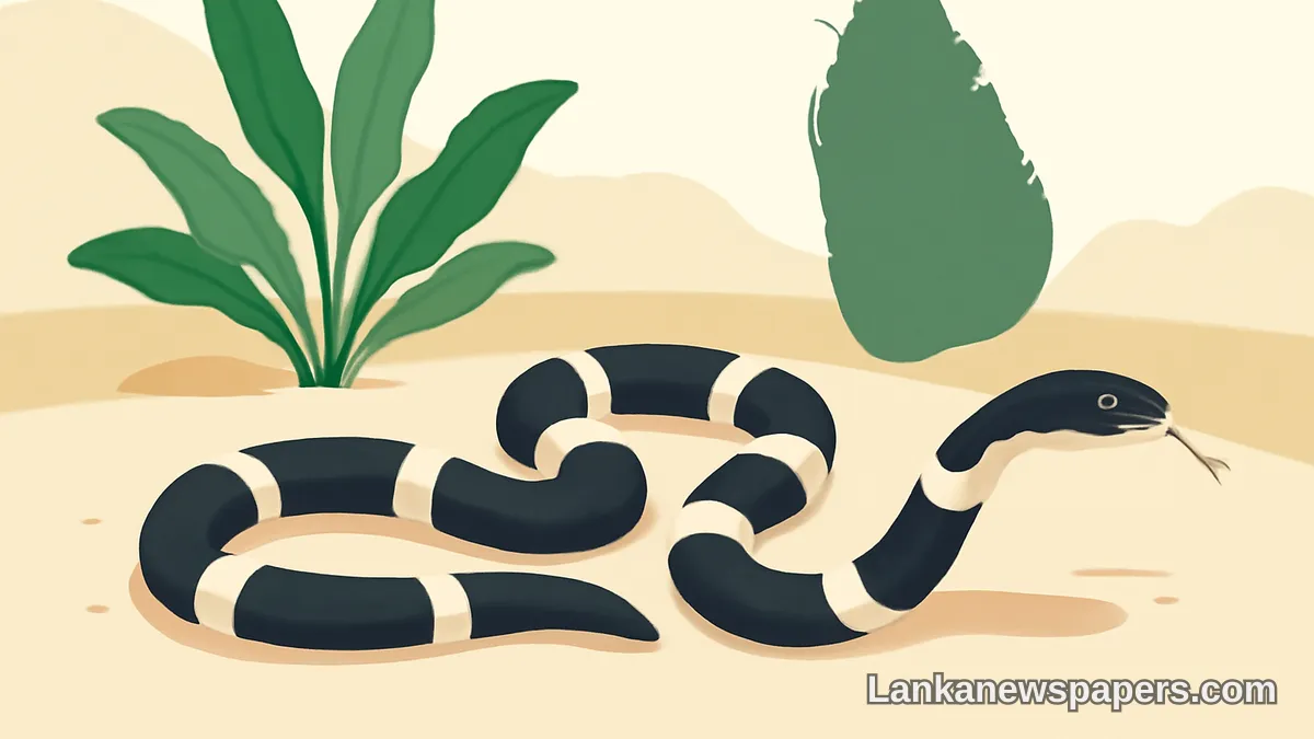 Sri Lanka's Distinctive Three-Banded Wolf Snake Officially Recognised as Its Own Species