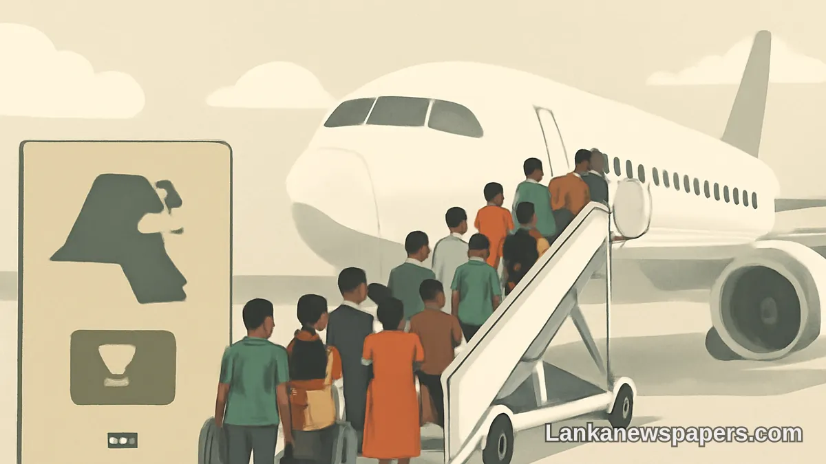 Kuwait Deports 20 Sri Lankan Nationals in Latest Repatriation Move