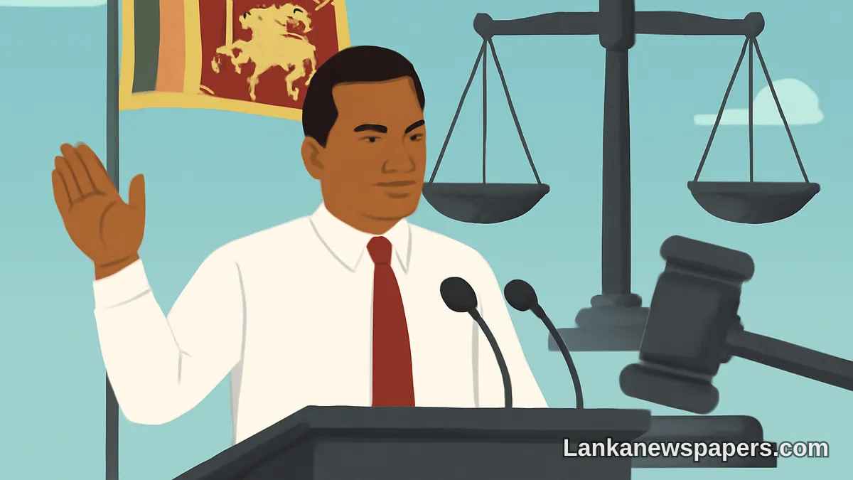 President Dissanayake Declares Rule of Law Supreme: "No One Is Above It