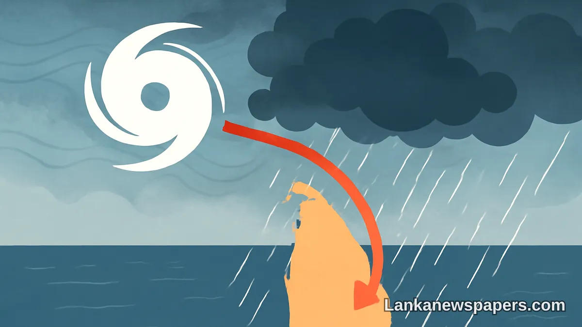 Bay of Bengal Weather System Strengthens Into Depression, Raising Concerns for Sri Lanka