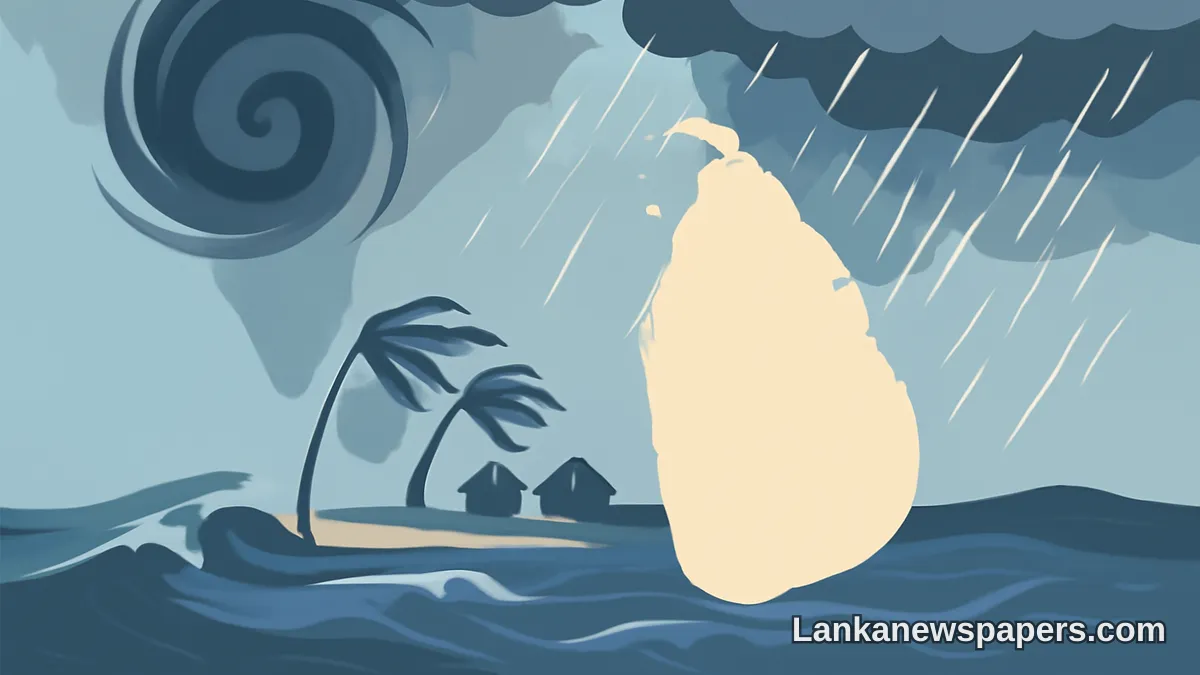 Bay of Bengal Weather Disturbance to Bring Stormy Conditions Across Sri Lanka