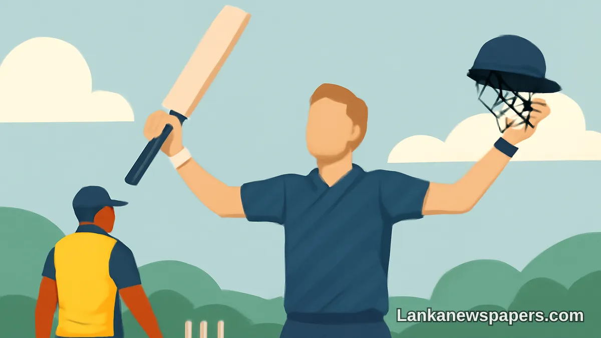 පළමු ODI තරගයේදී ශ්‍රී ලංකාවට එරෙහිව ඉංග්‍රීසිය ජය ගනිද්දී Jacks දිලිසේ