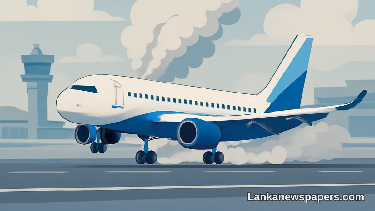 ශ්රී ලංකාවට යාමට නියමිත IndiGo ගුවන් යානය චෙන්නායි ගුවන් තොටුපළේ හදිසි ගොඩබෑමක් සිදු කරයි