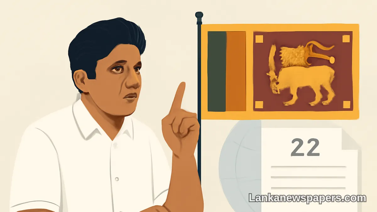 Sajith Pledges to Repeal 22nd Amendment if SJB Comes to Power