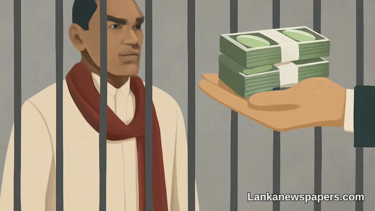 Namal Rajapaksa Grilled Behind Bars Over Alleged Rs. 70 Million Krish Bribery Scandal