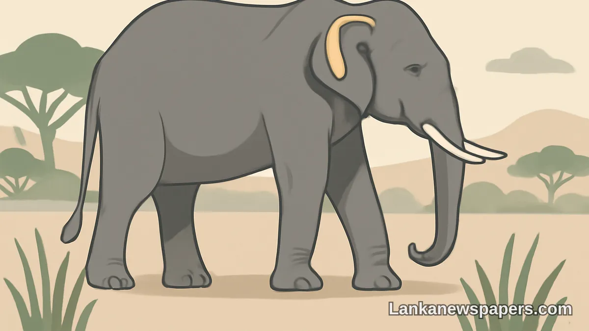 Nearly a Third of Sri Lanka's Elephants Suffering from Deafness, Deputy Minister Reveals