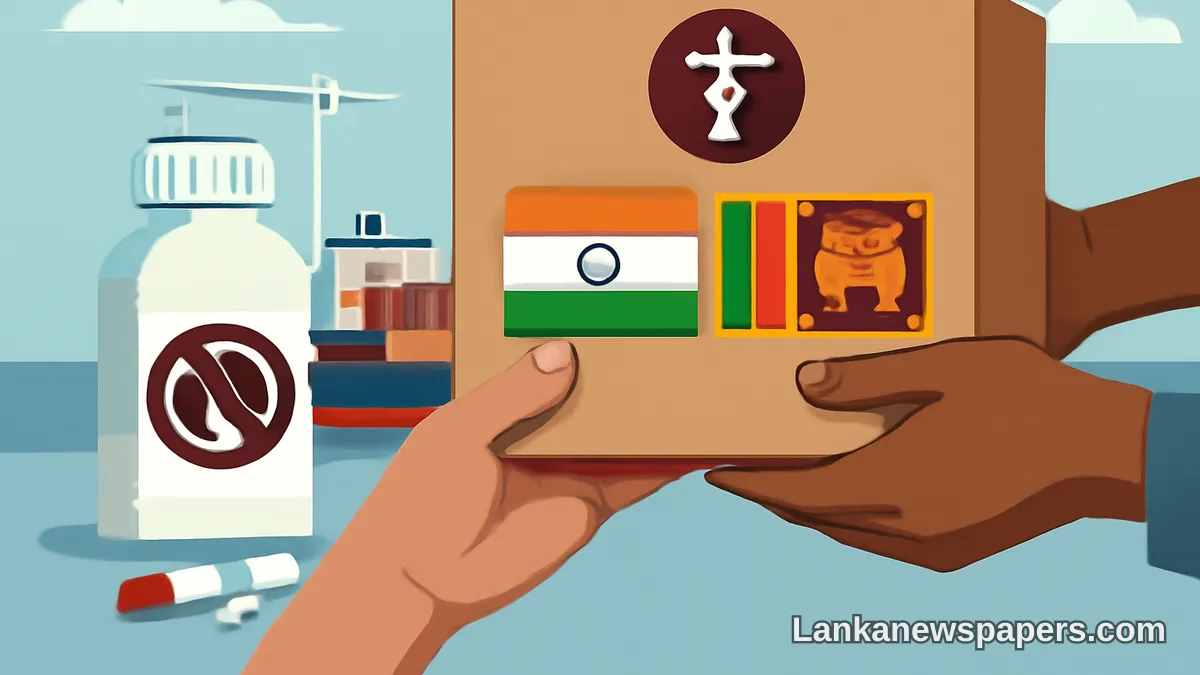 ඉන්දියාව සුහද වෛද්‍ය සහායක් ලෙස ශ්‍රී ලංකාවට ක්ෂය රෝග නාශක ඖෂධ මෙට්‍රික් ටොන් තුනක් යවයි