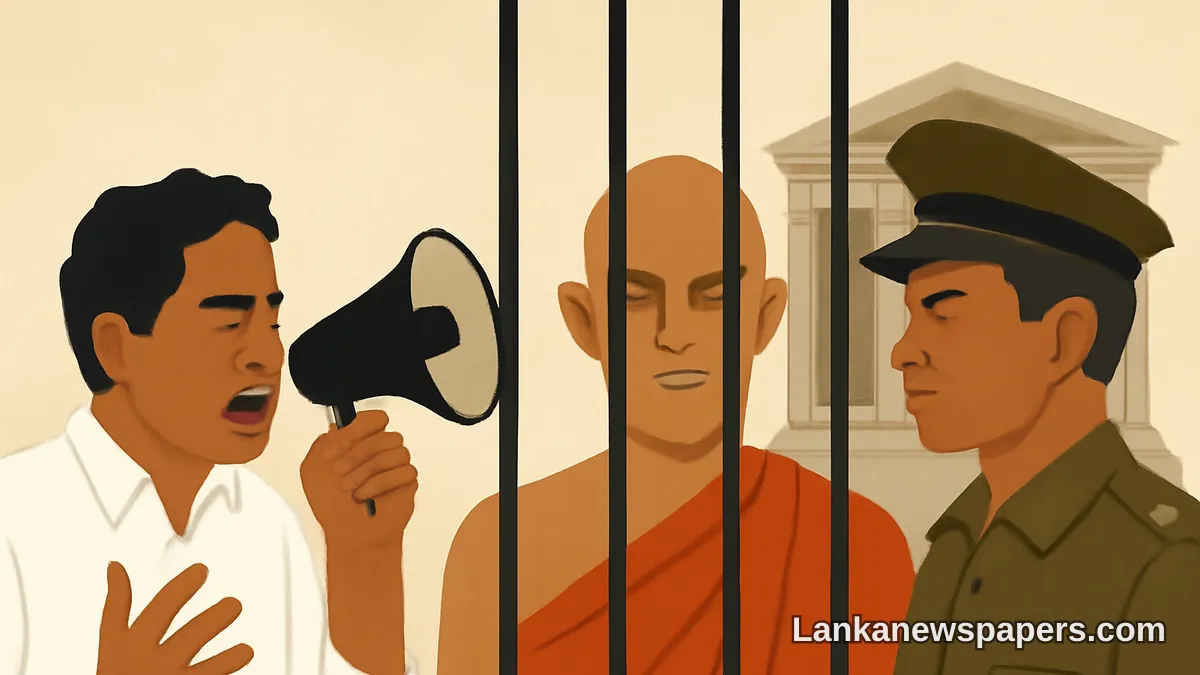 Civil Society Activist Slams NPP Government Over Delay in Arresting Pardoned Monk After Supreme Court Ruling