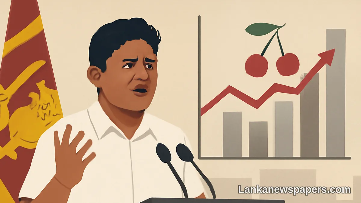 Sajith Accuses Government of Cherry-Picking Data to Mislead Public on Socio-Economic Reality